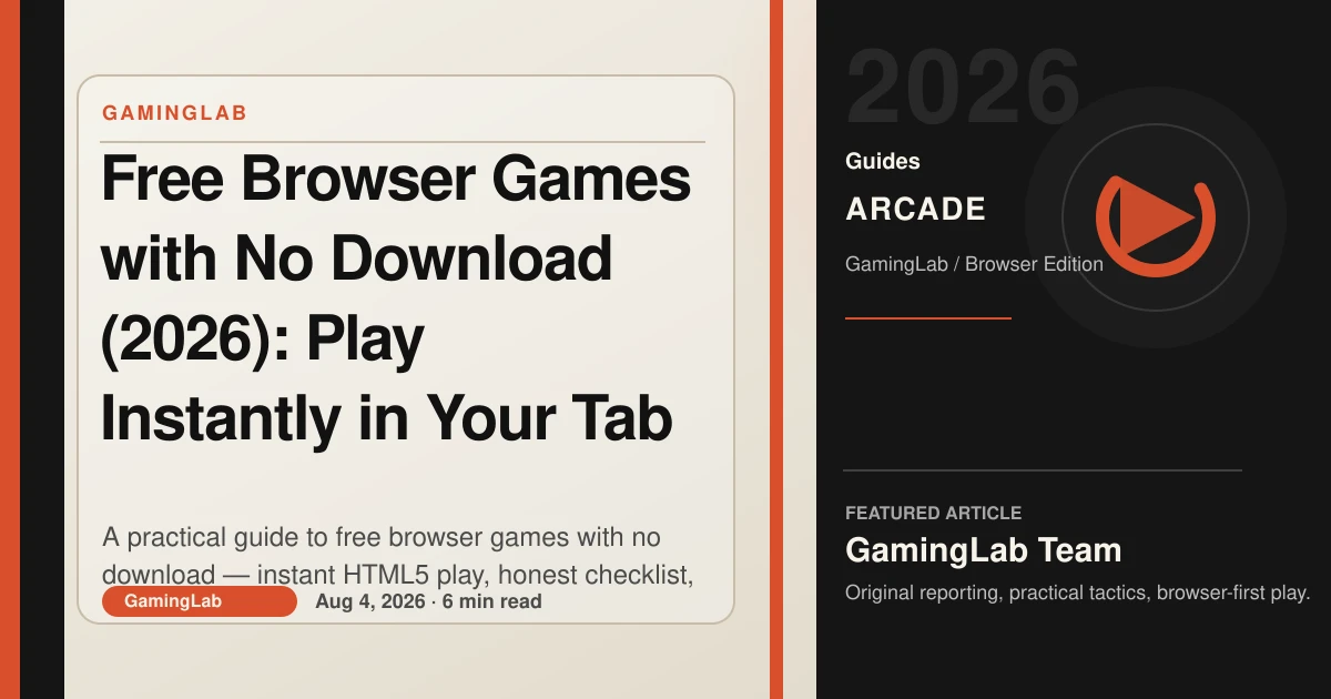 Free browser games with no download